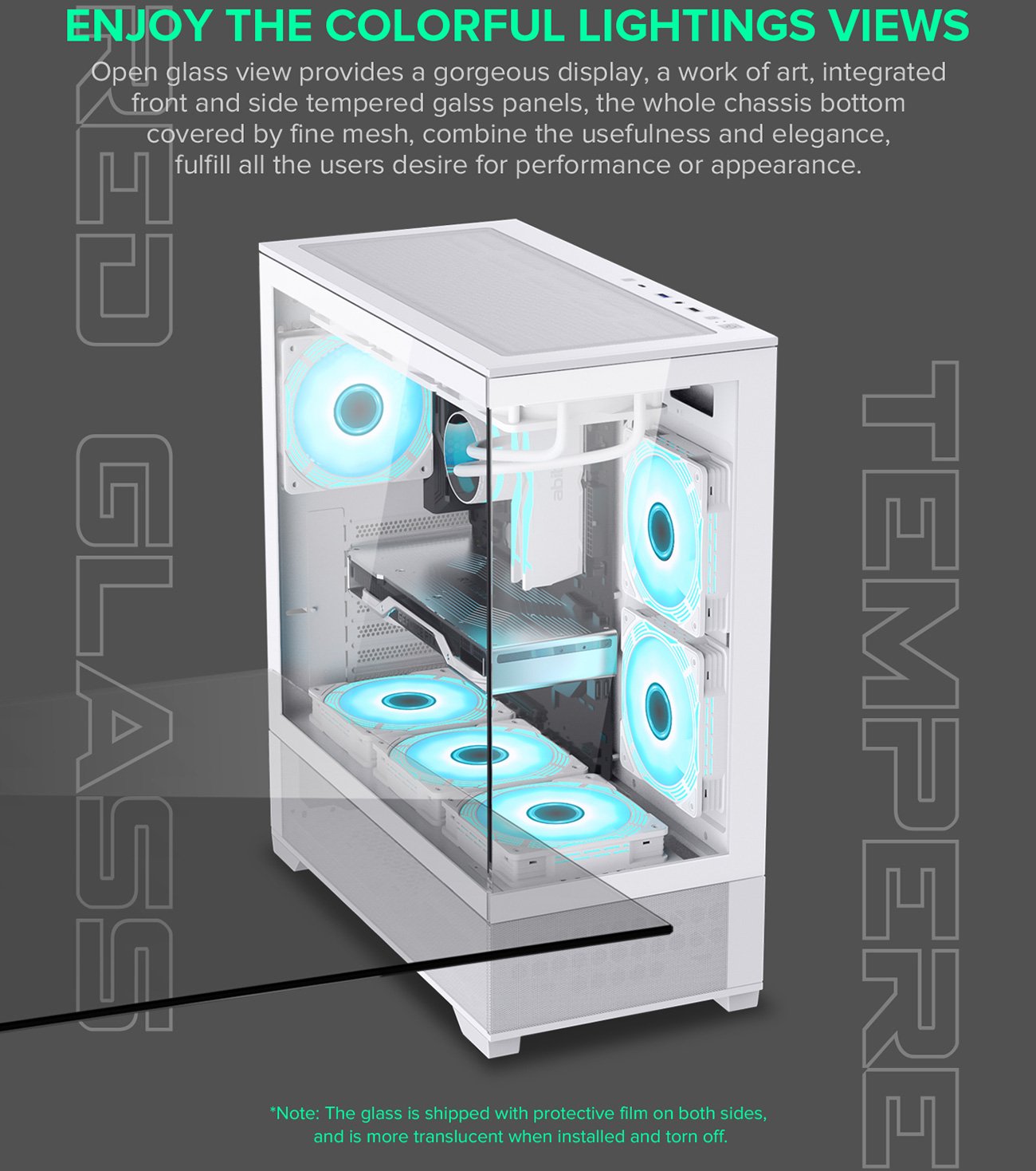 GAMEMAX VISTA AW White Computer Case